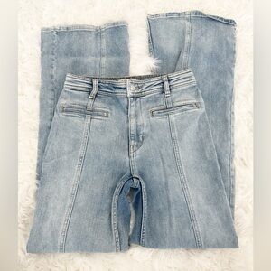 We The Free Light Blue Flare Jeans